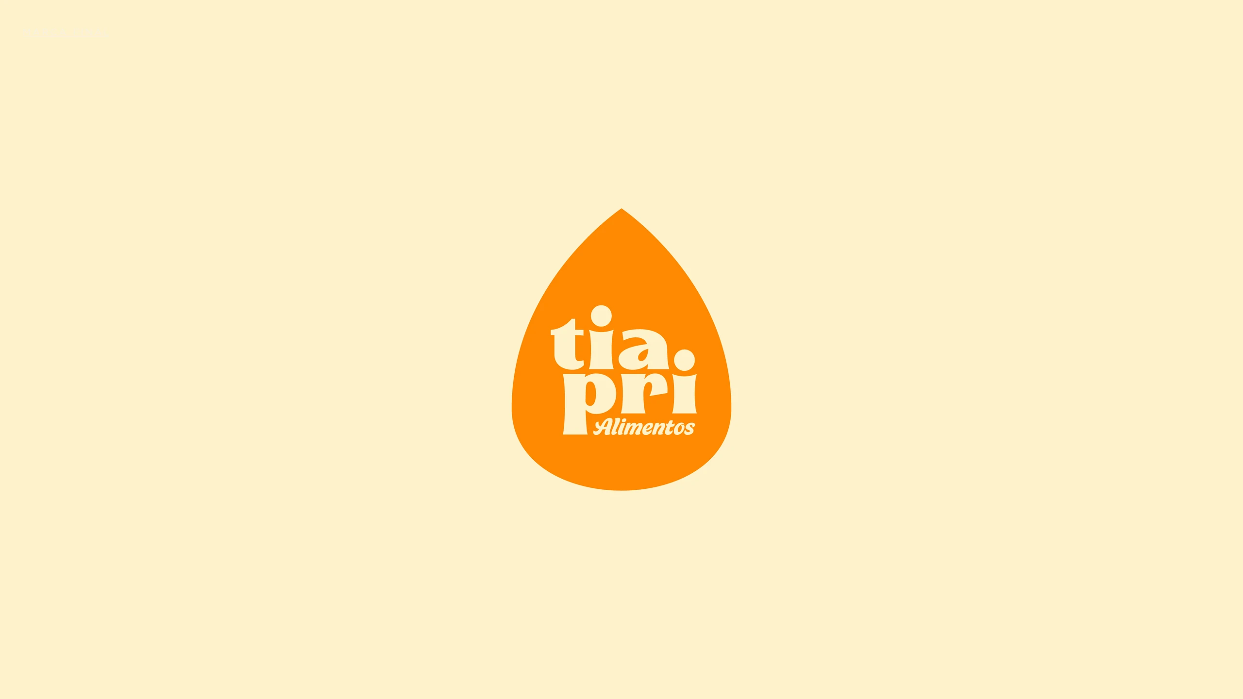 Selo Tia Pri em laranja