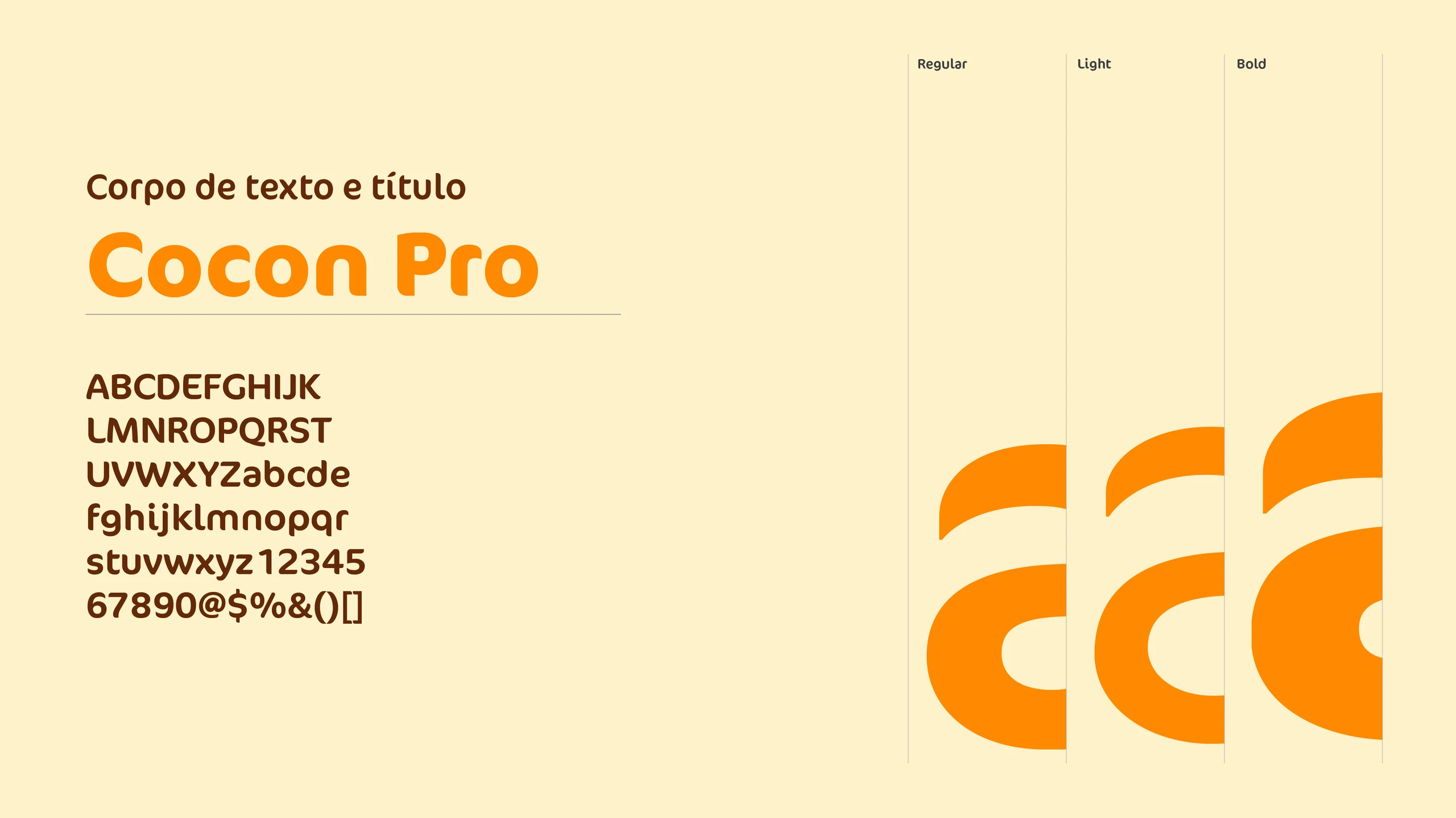 Tipografia Cocon Pro
